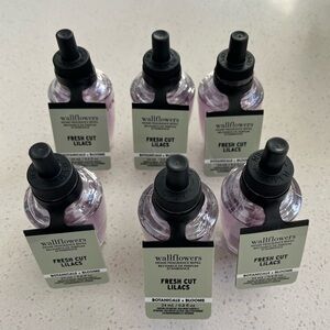 NWT Bath & Body Works Wallflowers Fresh Cut Lilacs Fragrance Refills (6)